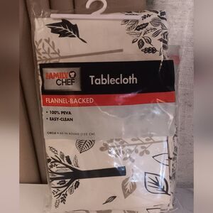 Black and White Tablecloth